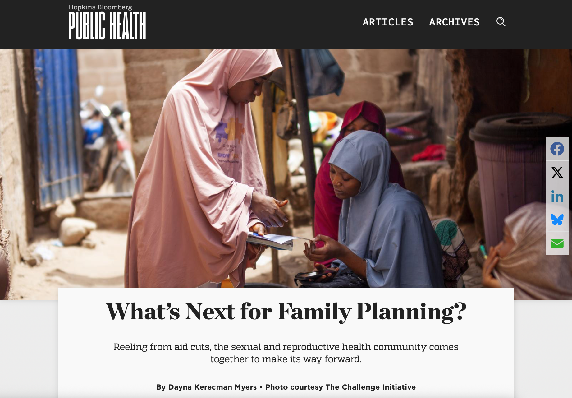 What’s Next for Family Planning? WHGI Experts Weigh In on the Future of SRHR